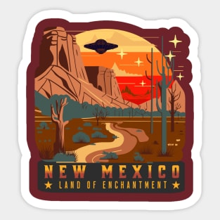 New Mexico Land Of Enchantment Sticker